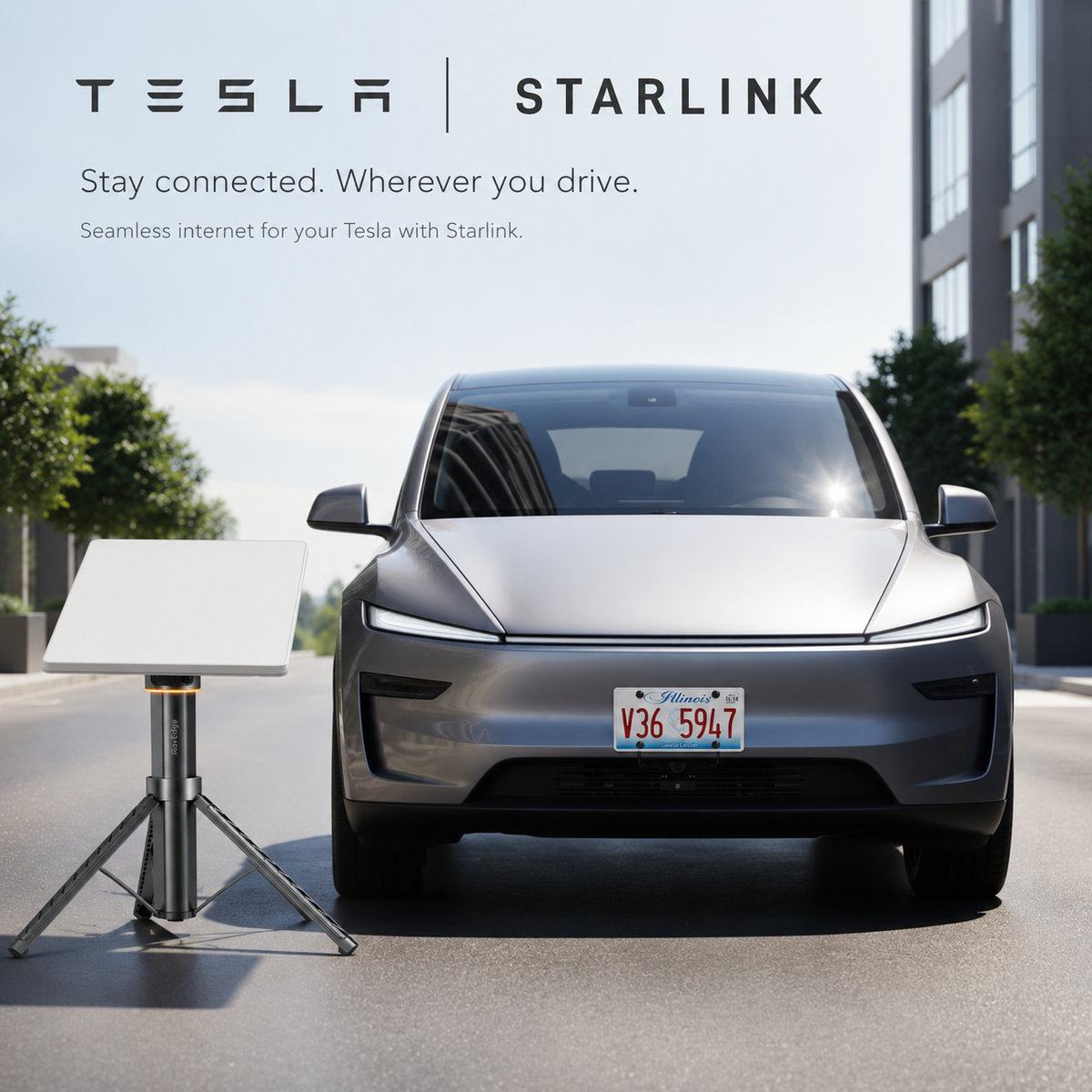 Tesla and Starlink Products.