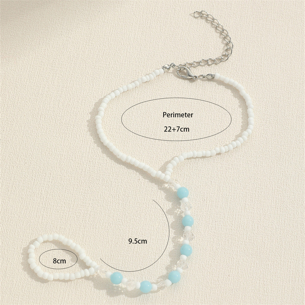Summer Beach Beaded Foot Ornaments