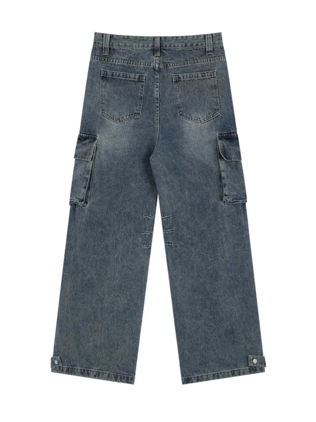 Men's Wide Leg Cargo Jeans