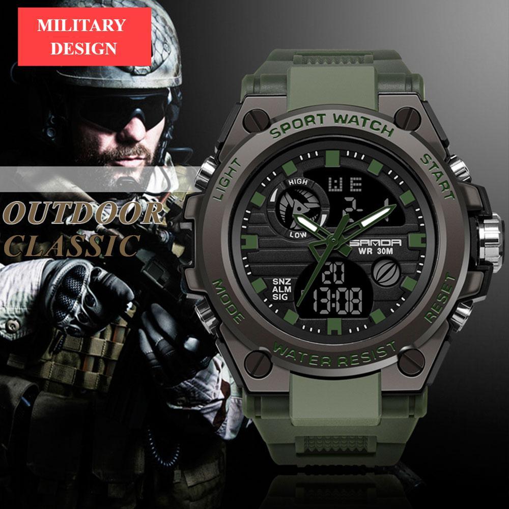 Military Digital Sports Watch 30M