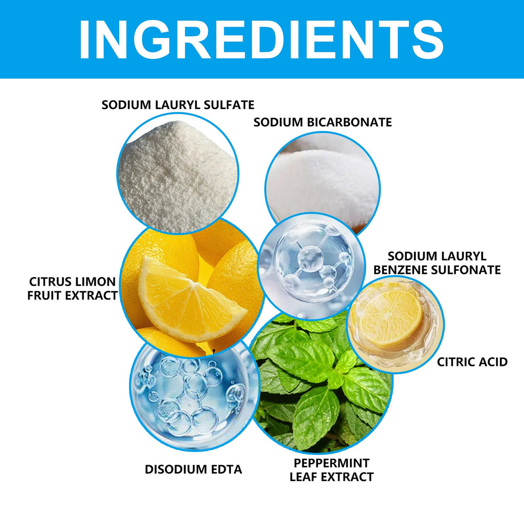 Glass Cleaning Tablets, Car Home Bathroom Polishing Mirror To Remove Scale Clear Sight Anti-Fog