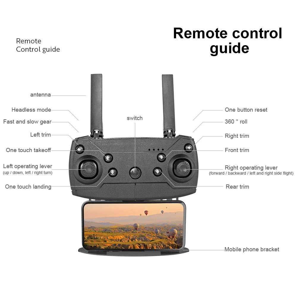 Drones Quadcopter 5G 4K GPS Drone Pro HD Dual Camera Wifi FPV