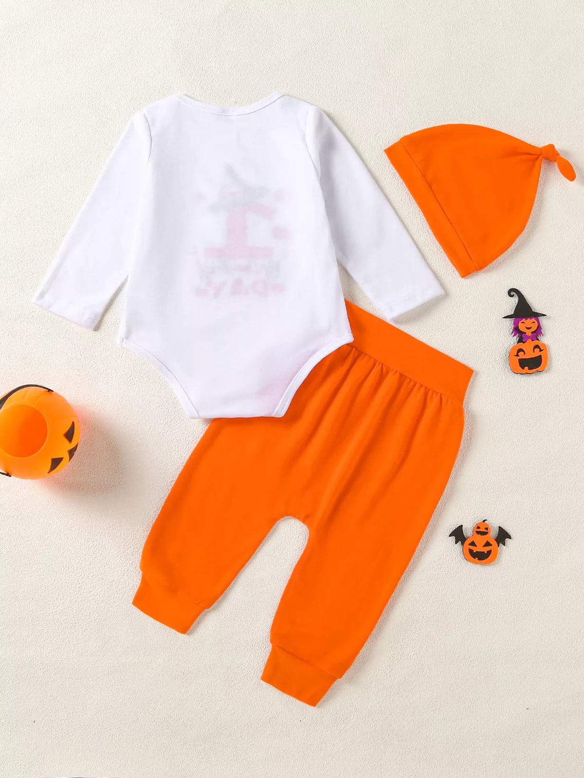 Children's Halloween 3-Piece Baby Outfit Set