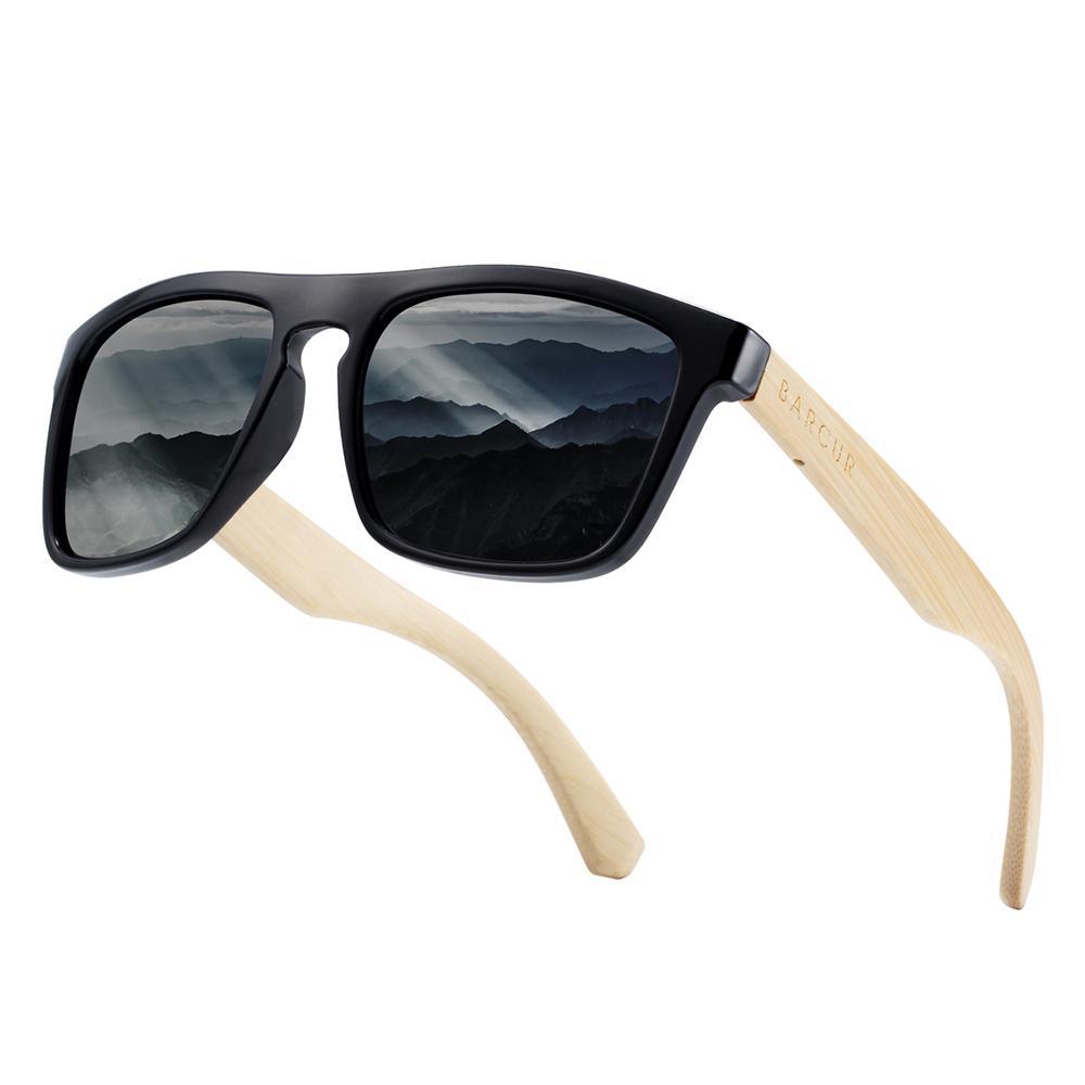 Polarized Bamboo Wood Sunglasses