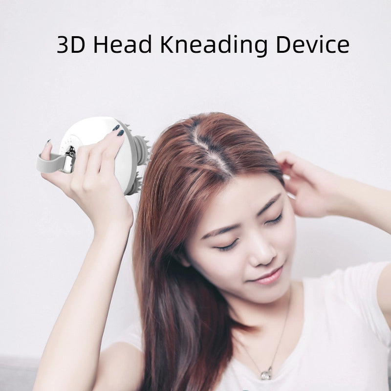 Head massager kneading anti slip scalp massager USB head massager charging head massager