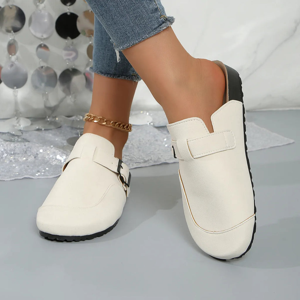 Round Toe Flat Slip-Ons