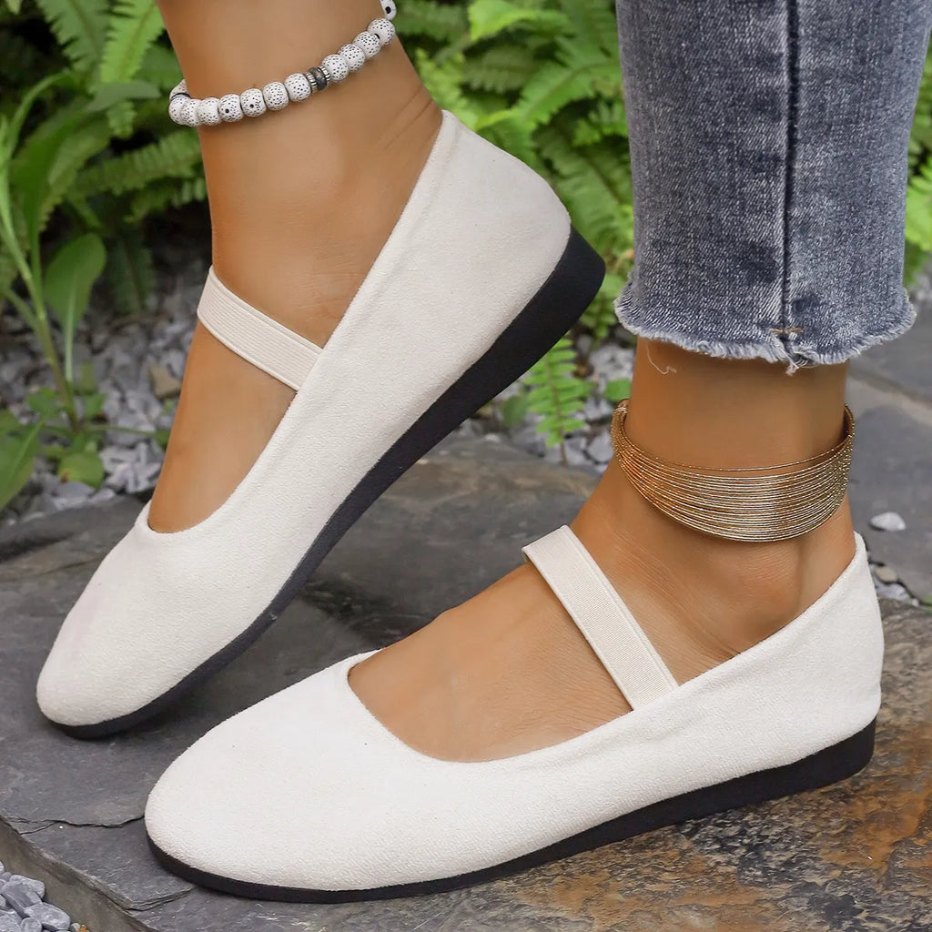 Round Toe Flats Slip-Ons