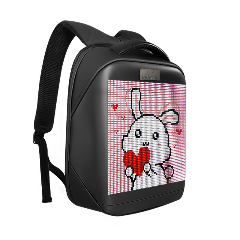 Square LED Outdoor Mobile Advertising Backpack