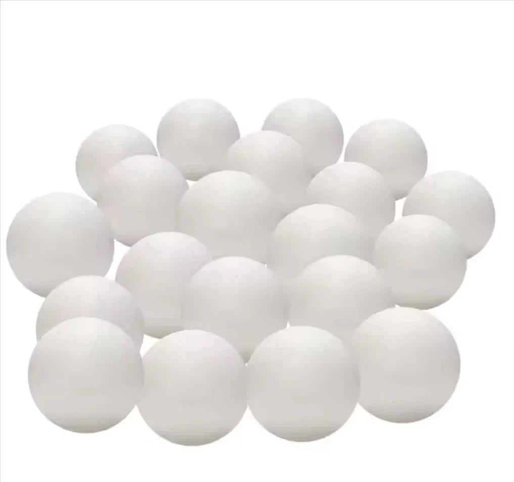 100 Durable Table Tennis Training Balls - Pong Games Creative