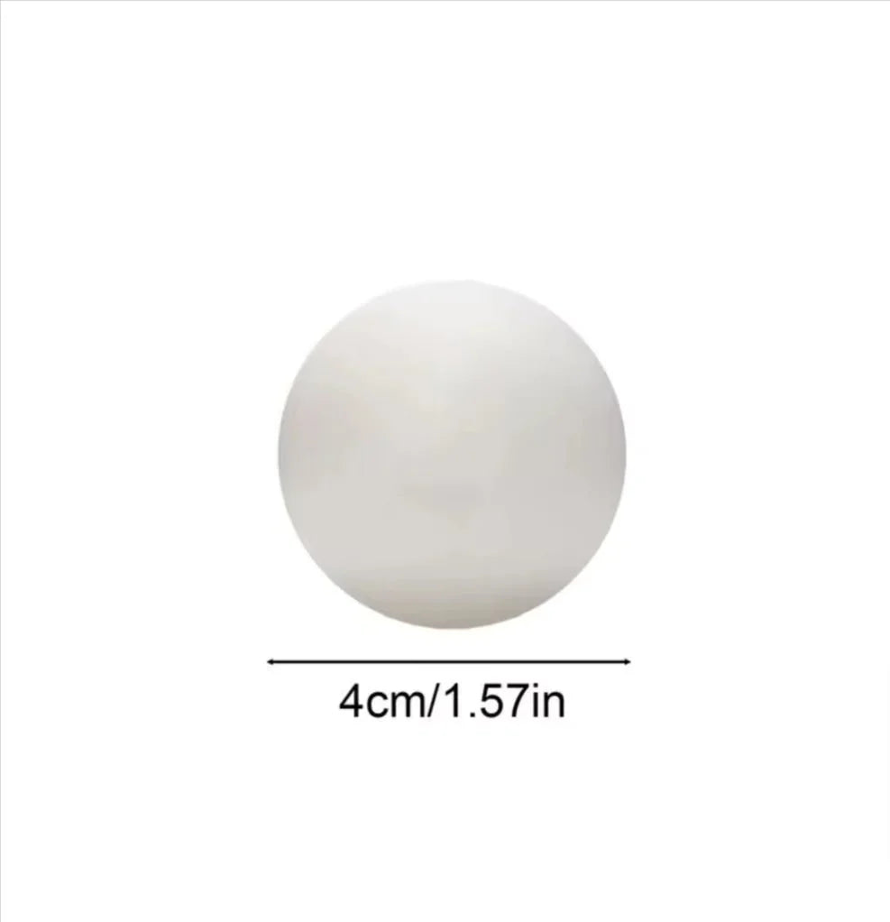 100 Durable Table Tennis Training Balls - Pong Games Creative