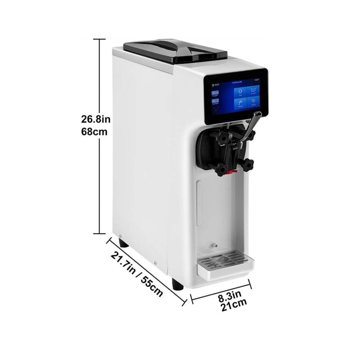 1000W Commercial 4.0L Home Soft Serve Frozen Yogurt Ice Cream