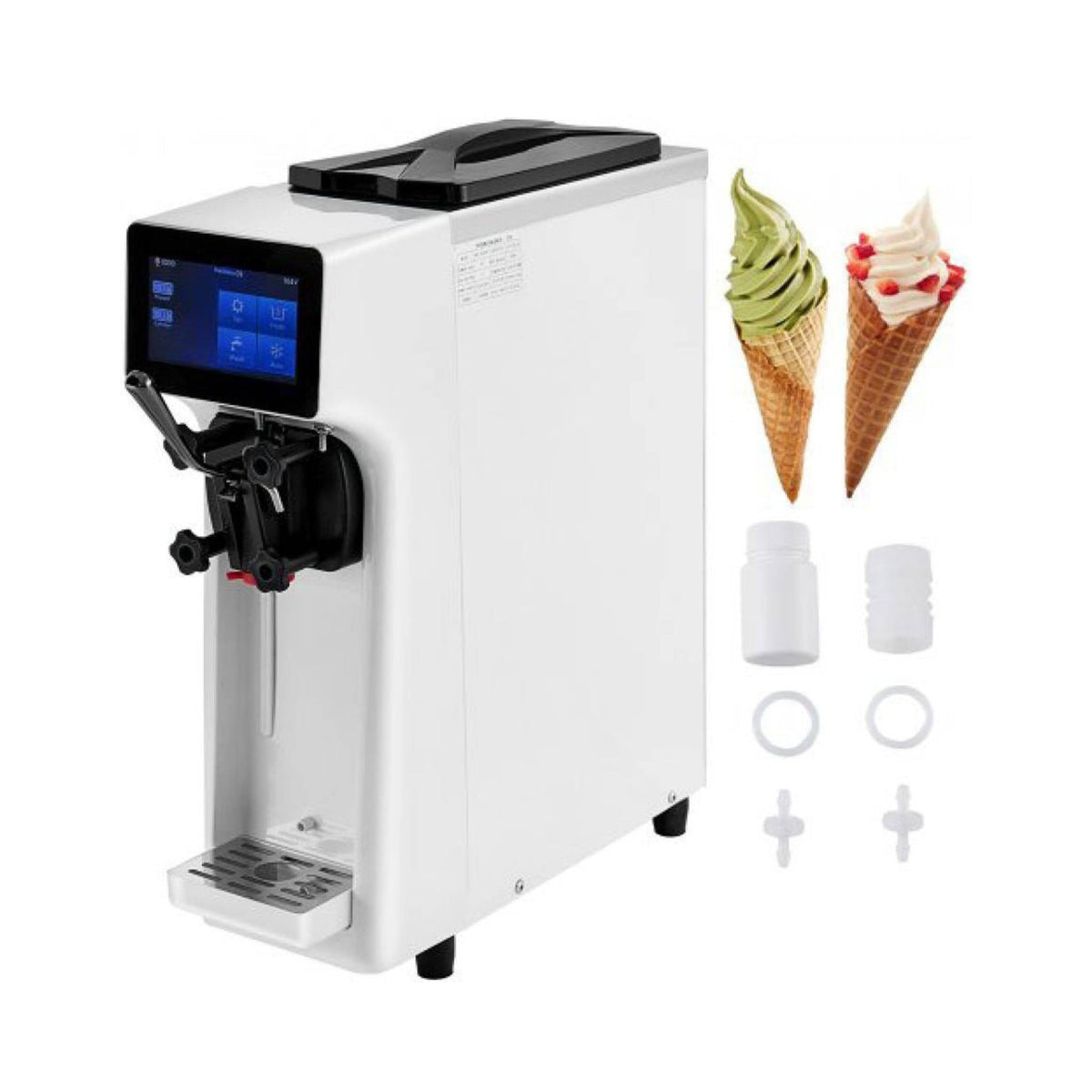1000W Commercial 4.0L Home Soft Serve Frozen Yogurt Ice Cream