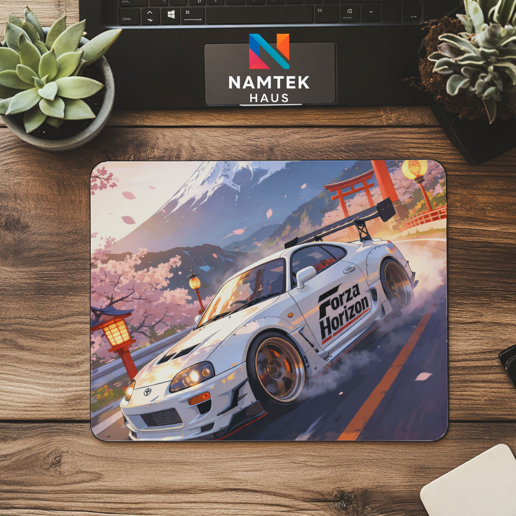 Forza Horizon Racing Mouse Pad - Japanese Drift Art Desk Mat
