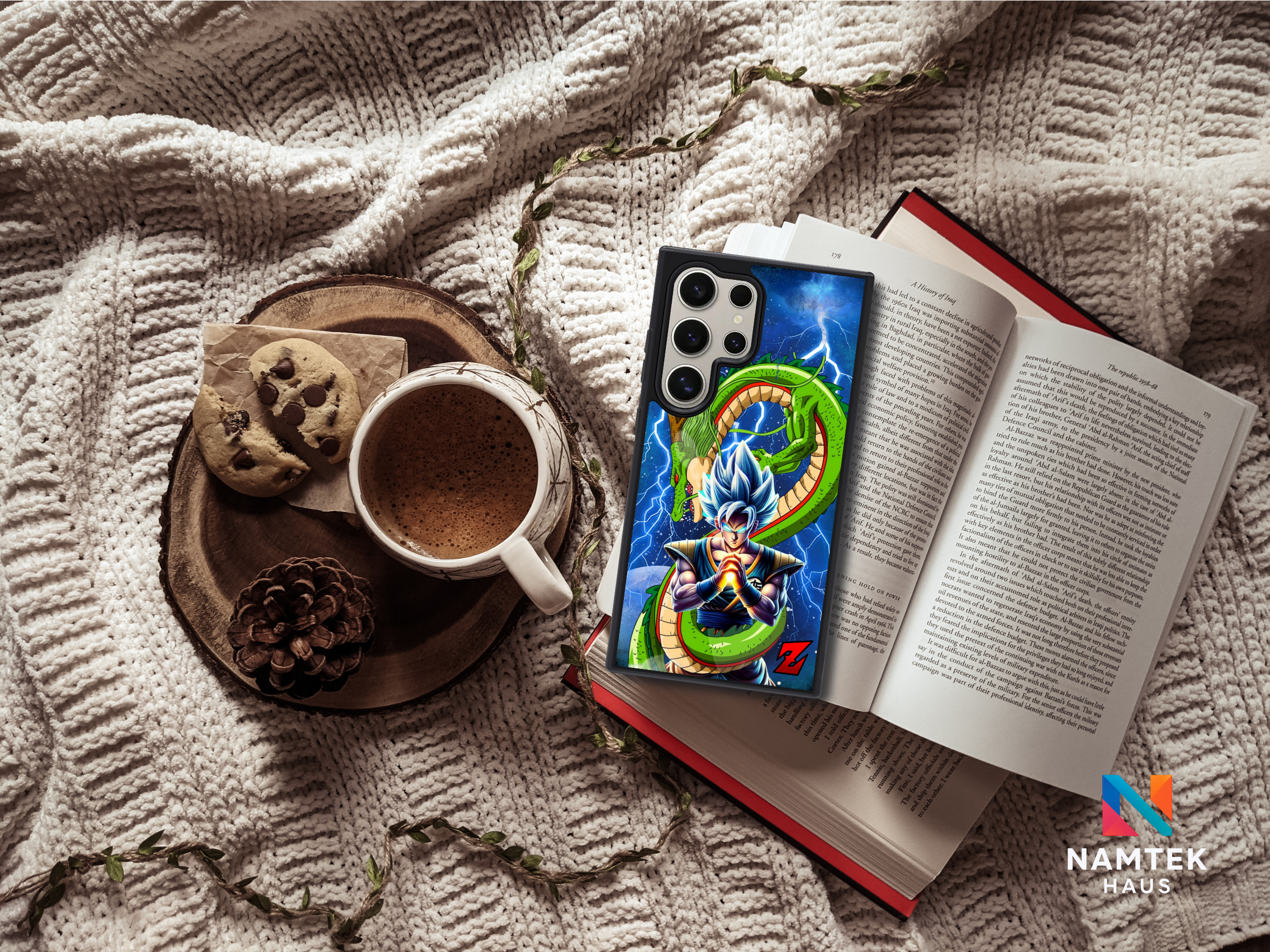 Cosmic Warrior & Emerald Dragon Phone Case