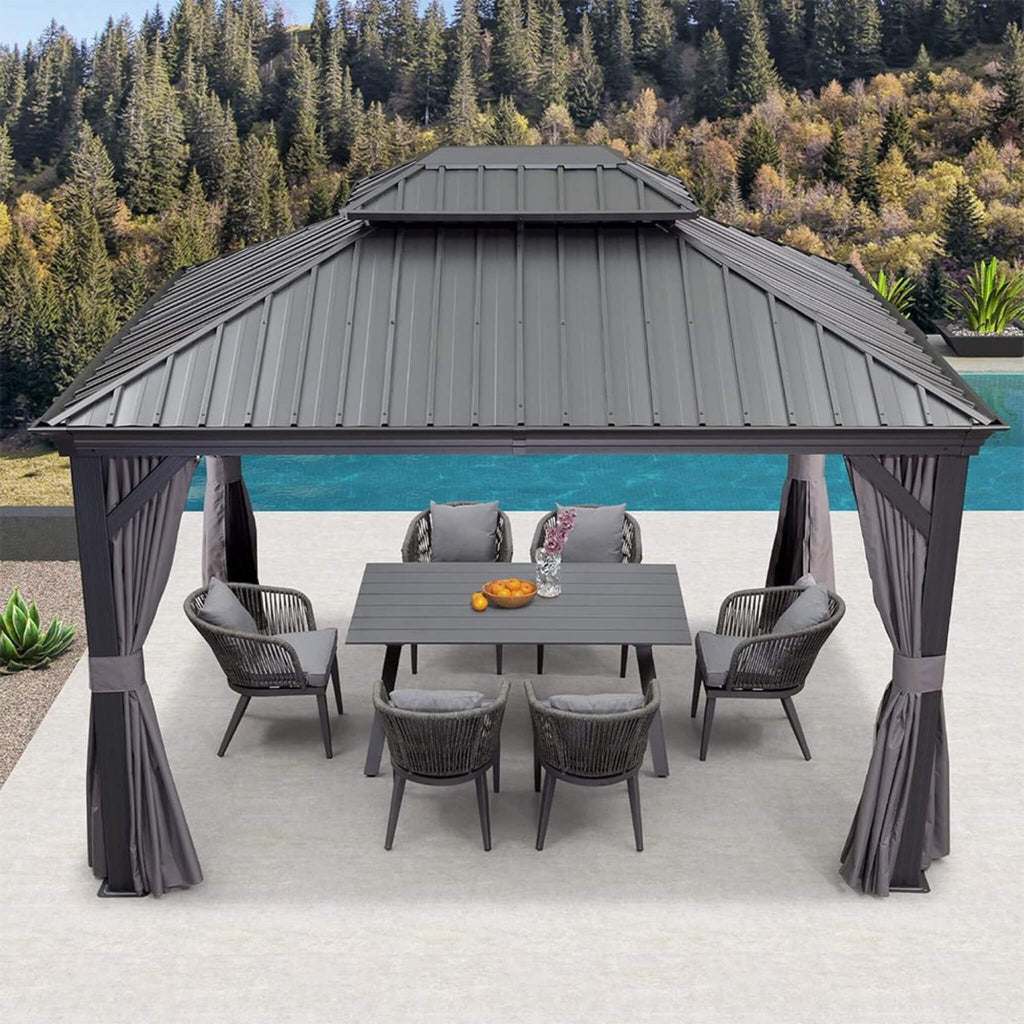 [SAK74826] 10X13FT Aluminum Gazebo