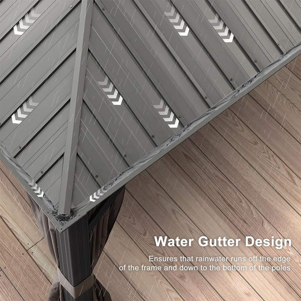 [SAK74826] 10X13FT Aluminum Gazebo