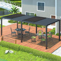 [10X19FT] Aluminum Louvered Pergola Hardtop