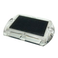 Hydro Glow 3.5" x 4.5" Rectangular LED Ultra Thin Solar Pathway Dock Light 2000K - Amber