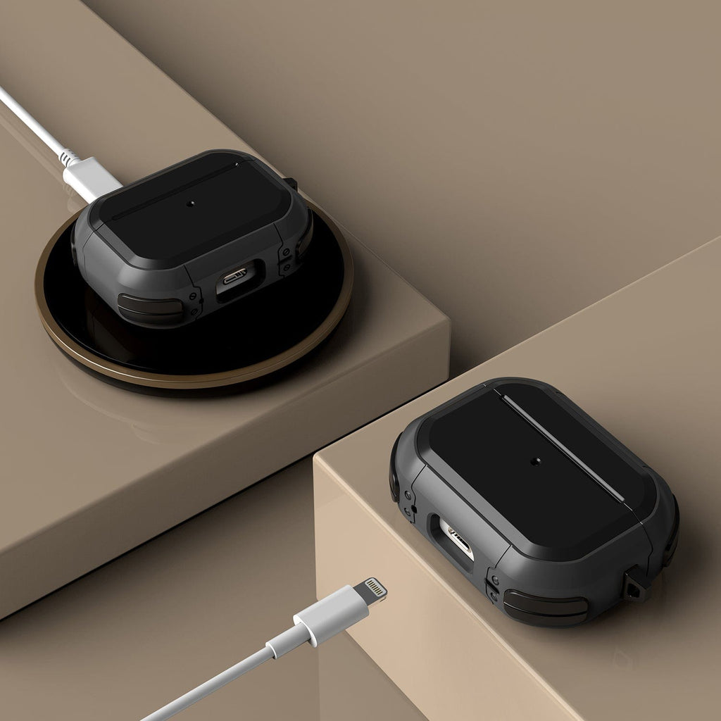 Armor Series Black Case Apple Airpods Pro (2nd Generation)