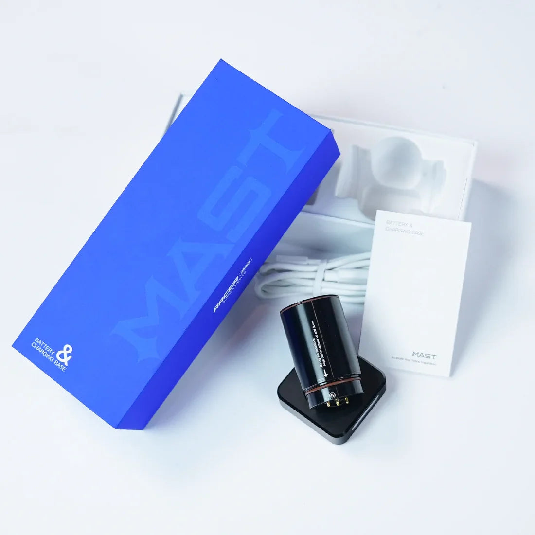 Original Battery&Charging Base For Mast Racer Pro Wireless Tattoo