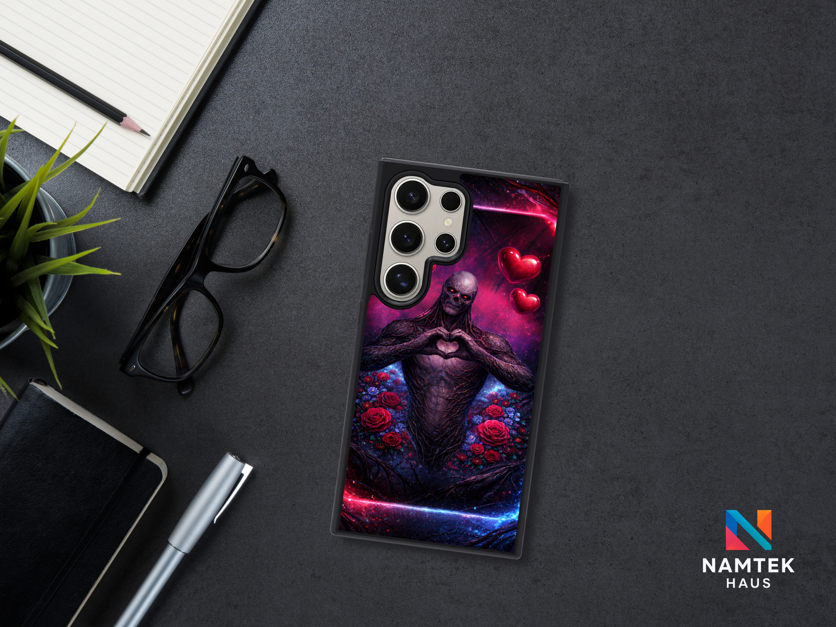 Stranger Things Vecna Showing Sum Luv! Saint Valentine's iPhone & Samsung Phone Case