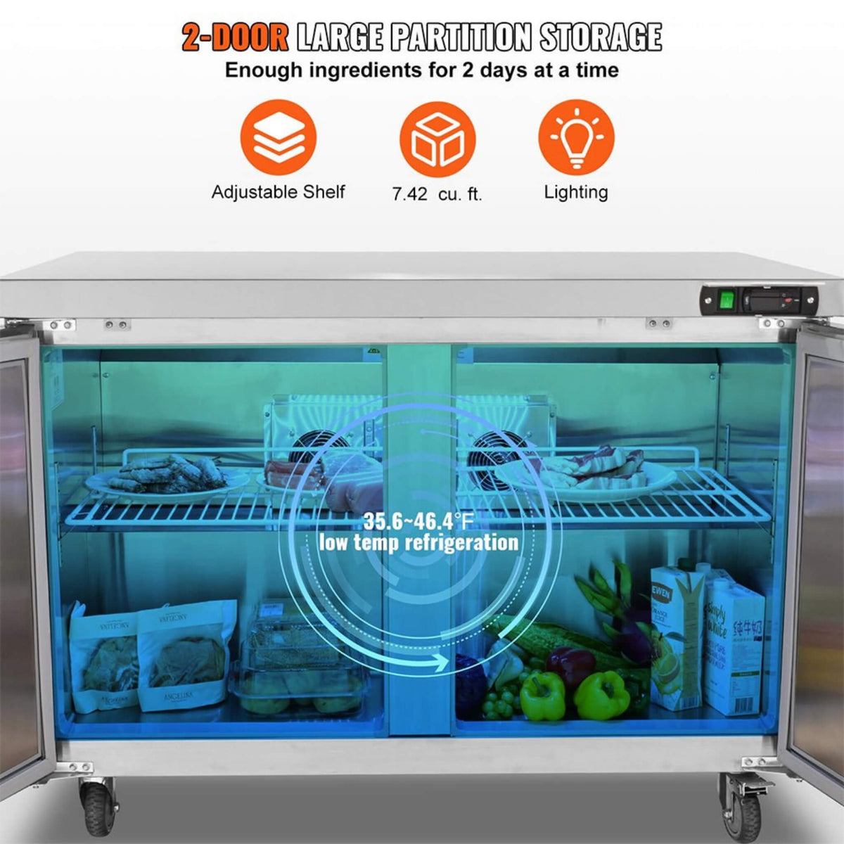 [SAK26049] 12.9CF 48" Undercounter Refrigerator