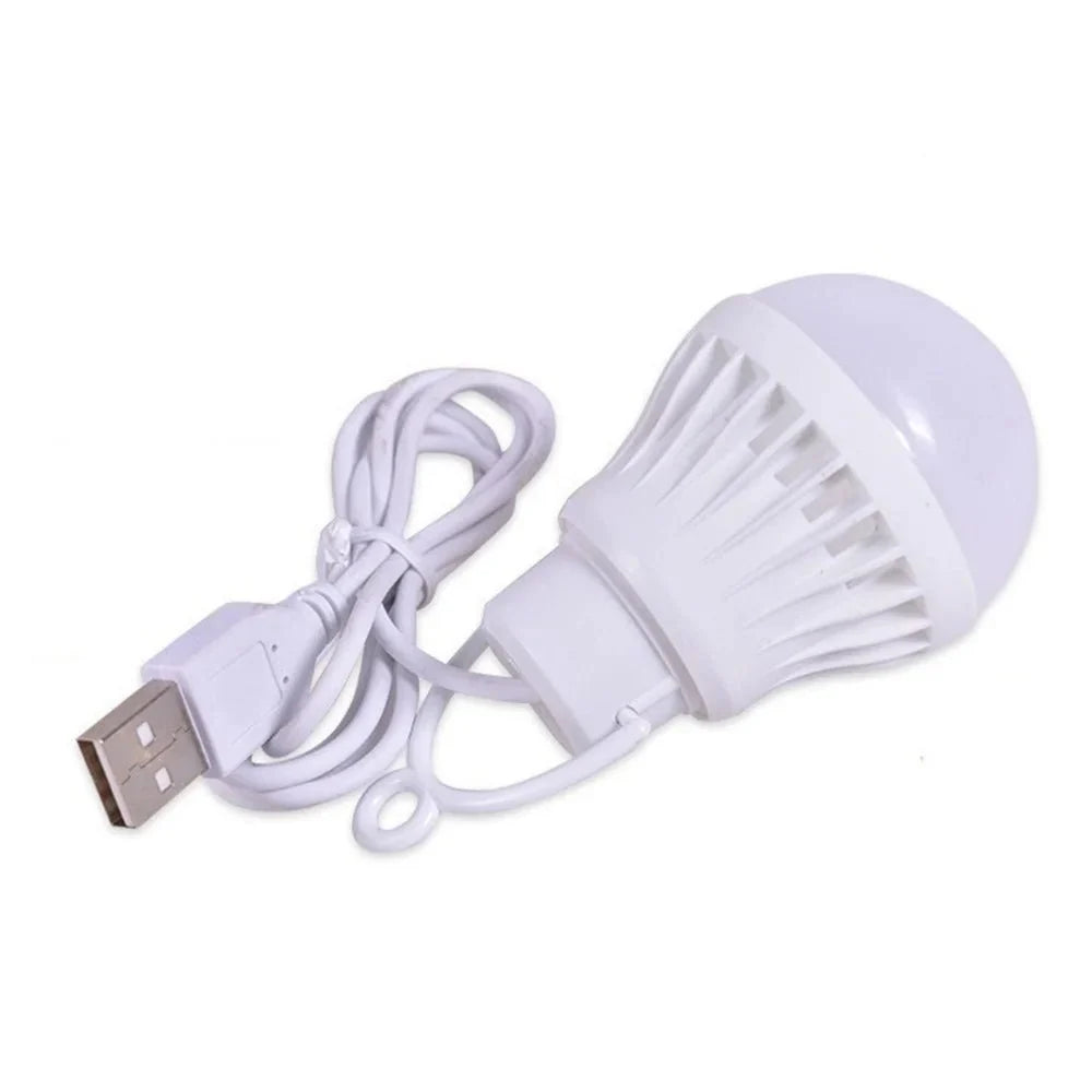 1/2pc 3W/5W/7W Usb Bulb Light Portable