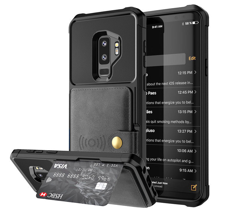 Apple Luxury PU Leather Wallet Flip Case for iPhone