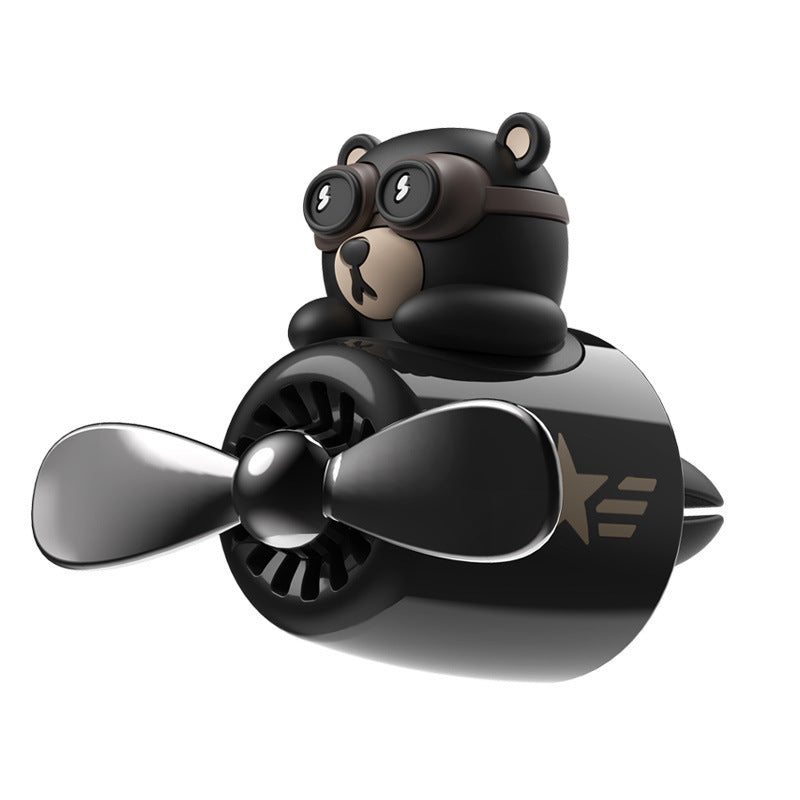 Aviator Bear Car Aromatherapy Ornament