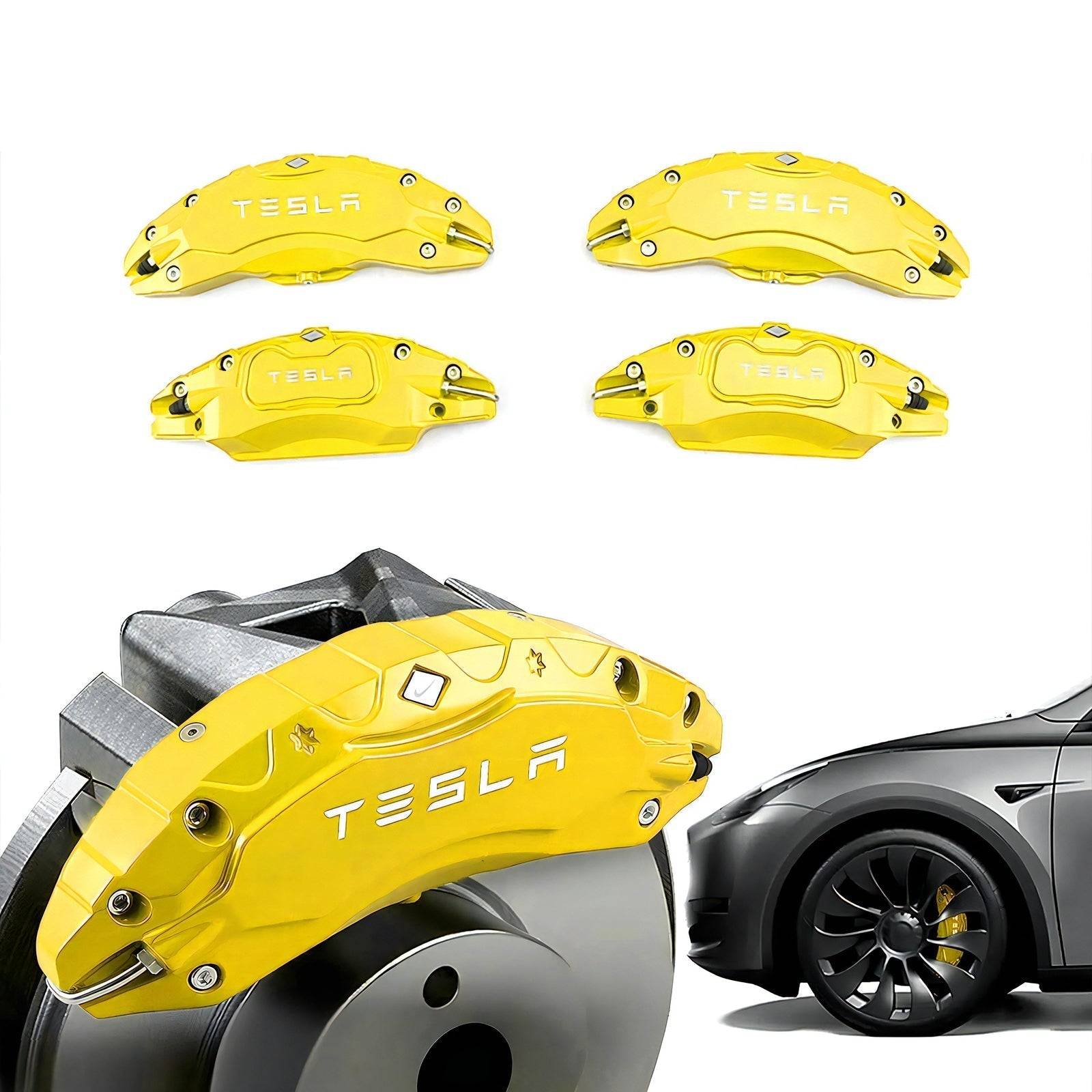 TESERY 18" /19" Caliper Covers for Tesla Model 3 / Model 3 Highland