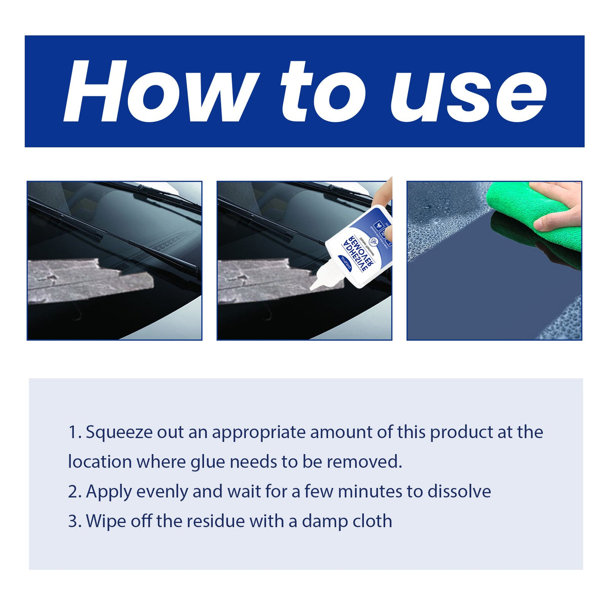 Adhesive Remover, Auto Multi-Functional Adhesive Remover Adhesive Cleaning Decontamination Powerful Remover