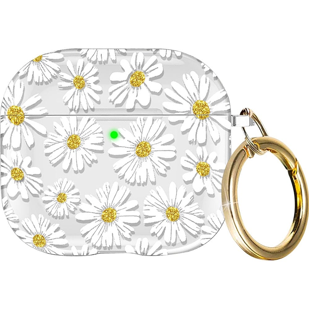 White Daisies Hybridflex Case Apple Airpods (3rd Generation)