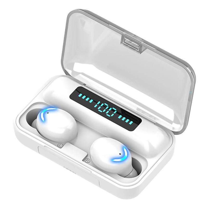 Bluetooth V5.0 Earphones Wireless Headphones With Microphone Sports Waterproof Headsets 2200mAh Charging Box For Android