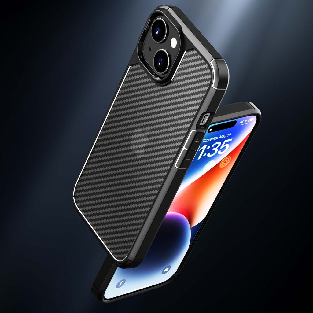 iPhone 15 Carbon-Fiber Case - Rugged Protection | Venture Series