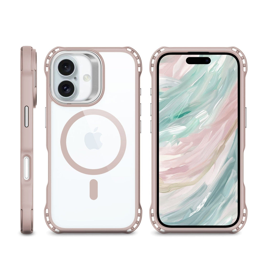 iPhone 16 Plus Clear Kickstand Case - Anti-Slip, Rugged, MagSafe | Venture Series