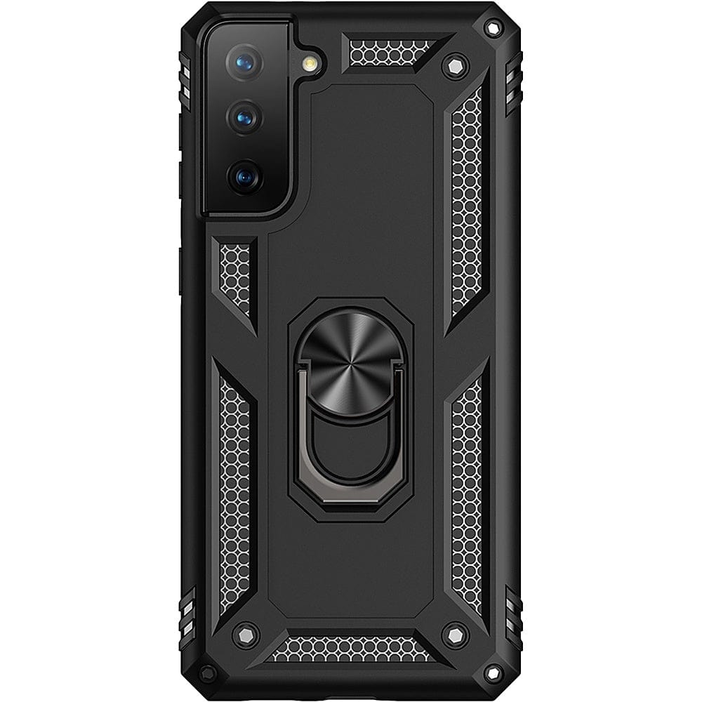 Black Military Kickstand Series Case Samsung Galaxy S21 FE 5G