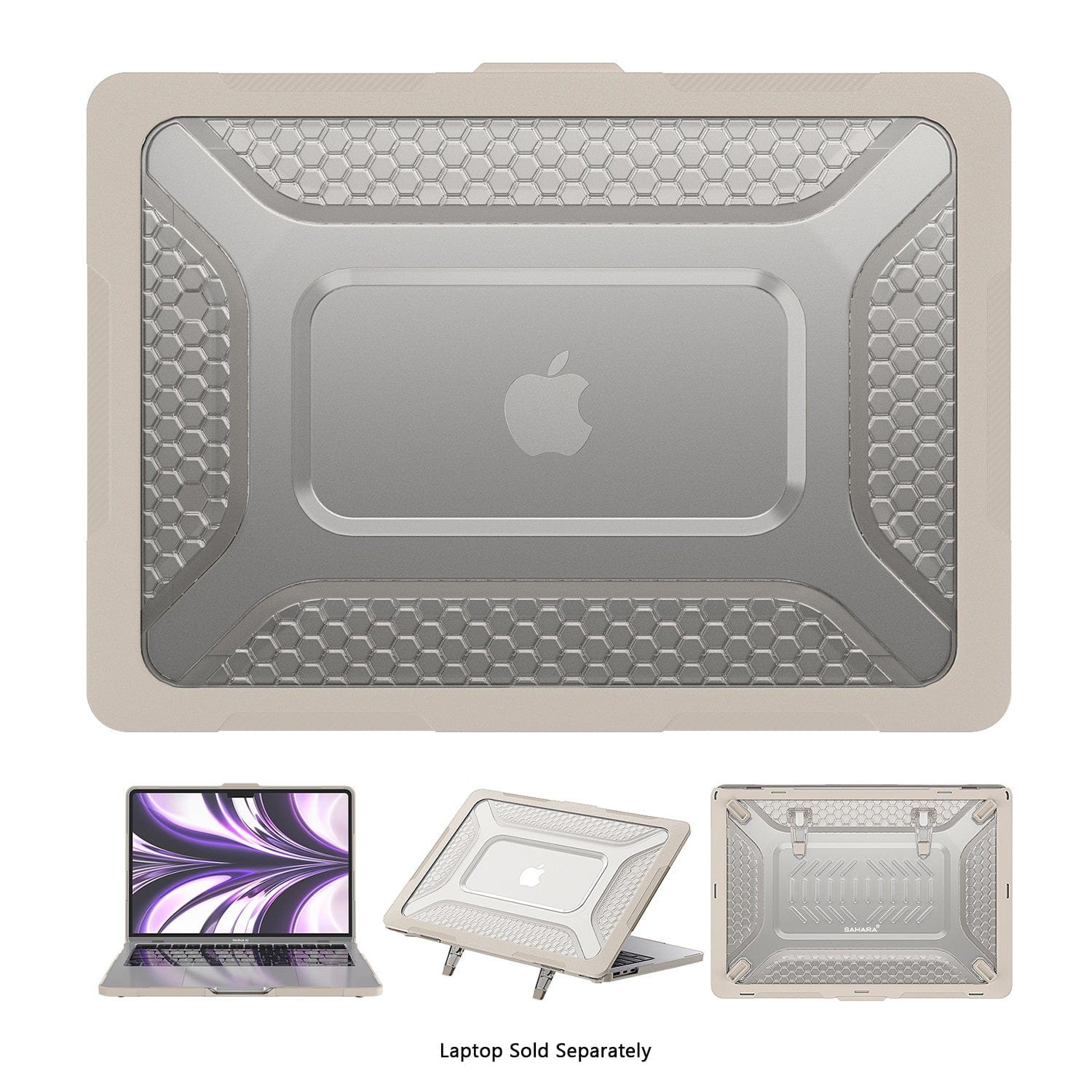 MacBook Air 15" (M3 - M5) with Adjustable Stand Case - Shock-Absorbing | Raider Ultra-Duty Series