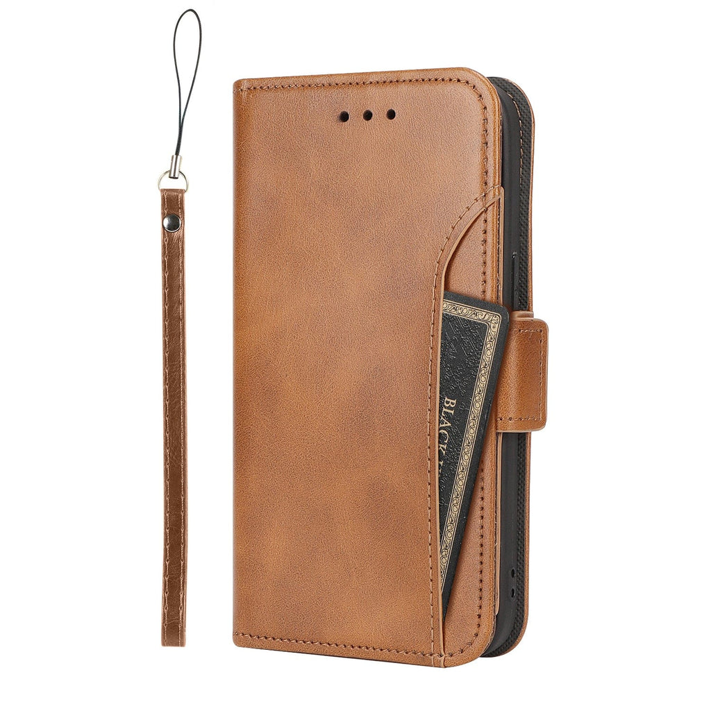 iPhone 15 Leather Wallet Case with MagSafe - Card Holder | Indy Series