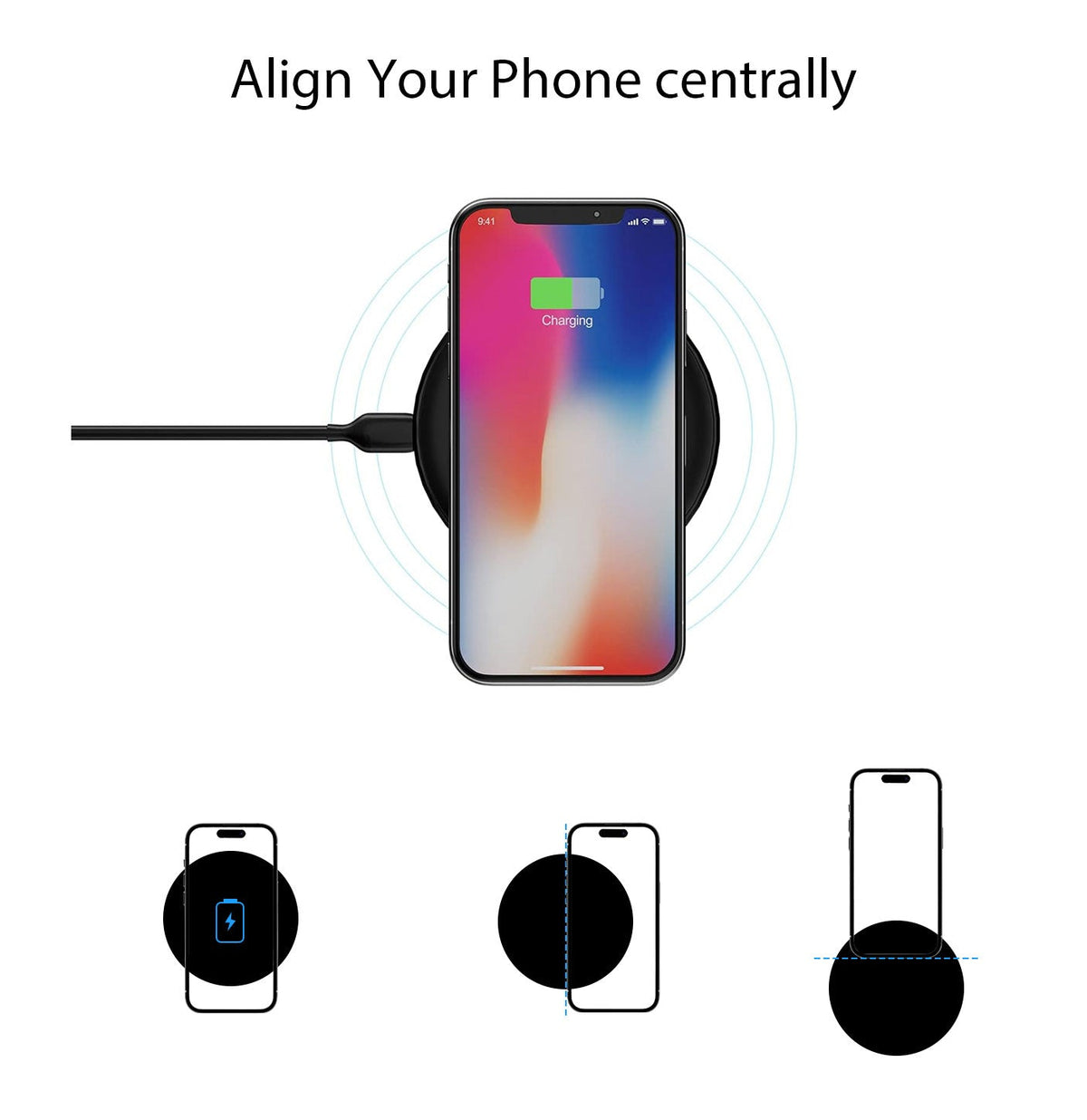 Round Multi-Function Wireless Charger