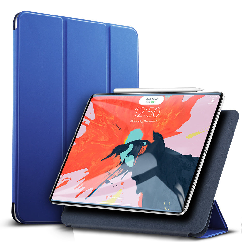 Magnetic Smart Case for iPad Pro 11 - Trifold Stand, Rubberized Cover