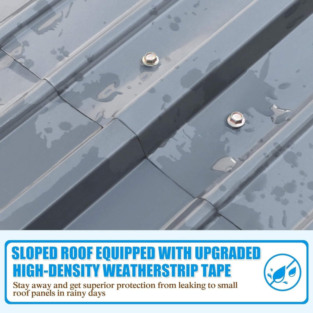 [20X20Ft] Extra-Large Premium Heavy-Duty Outdoor Metal Carport Sh