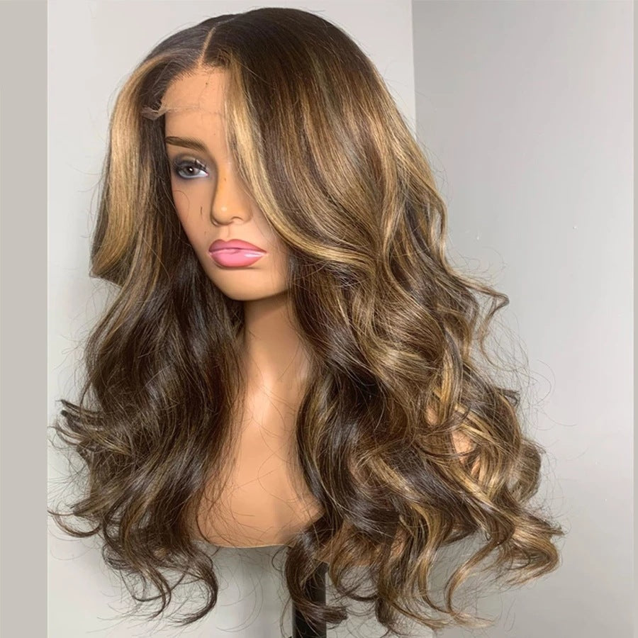 Medium & Long Curly Female Real Human Hair Wig