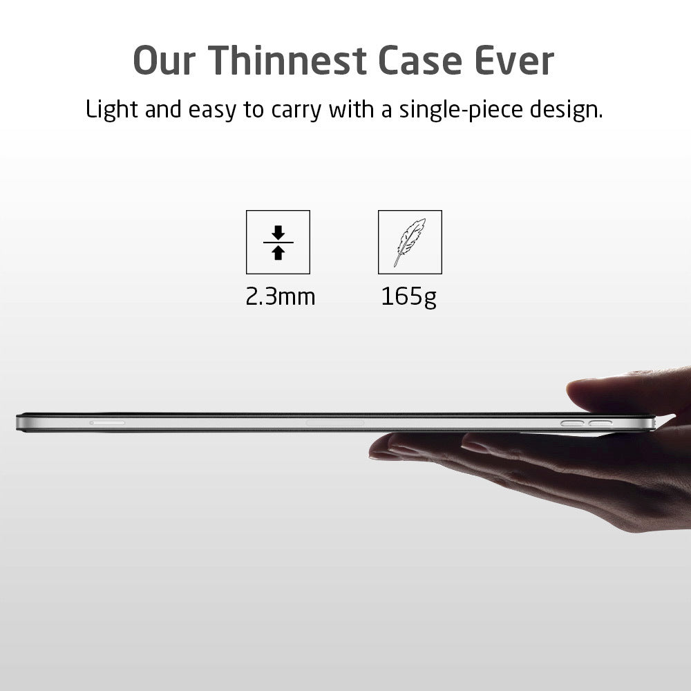 Magnetic Smart Case for iPad Pro 11 - Trifold Stand, Rubberized Cover