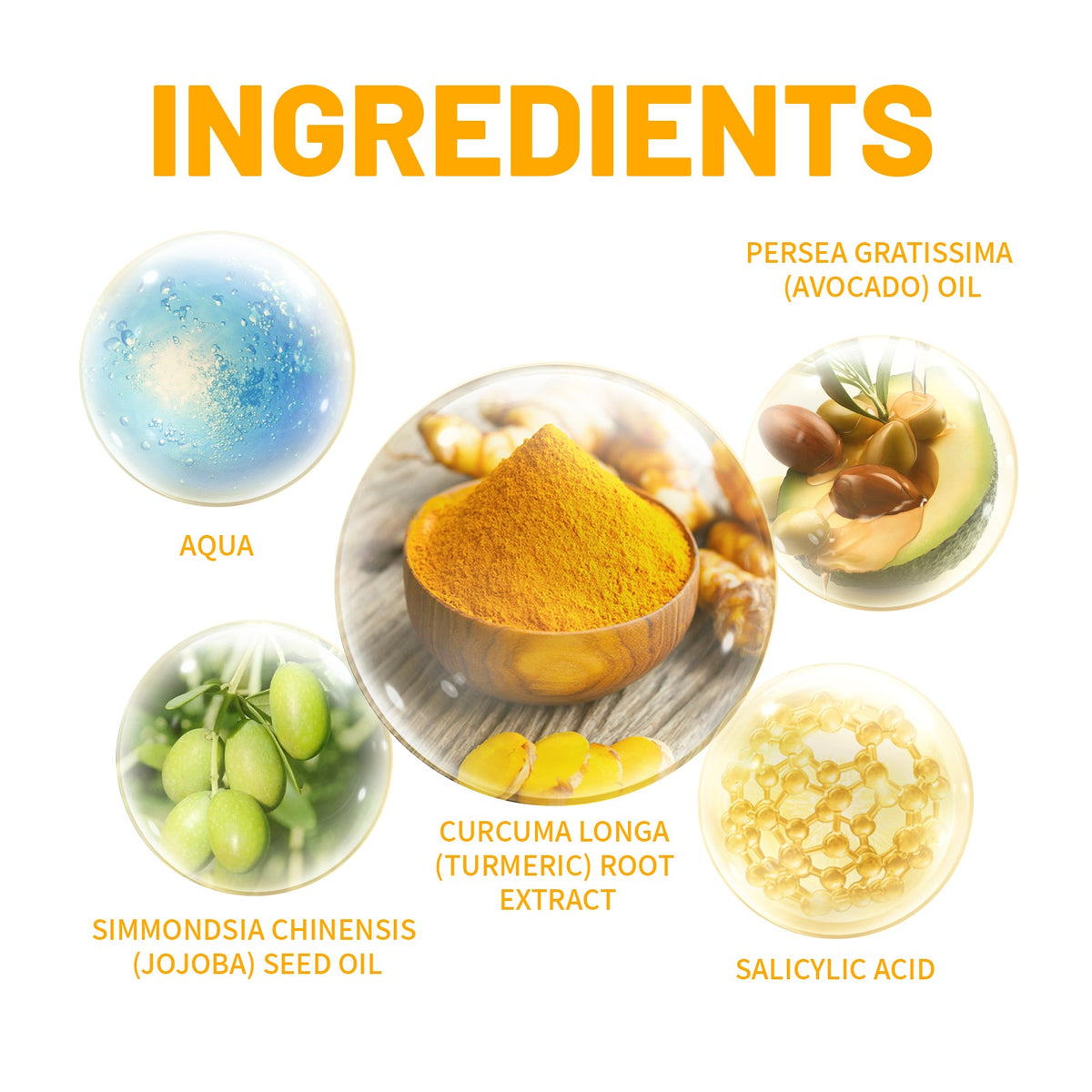 Turmeric Skin Care Set, Fresh And Clean Hydrating Oil-Control Fade Out Fine Lines Firming Haun White Treatments