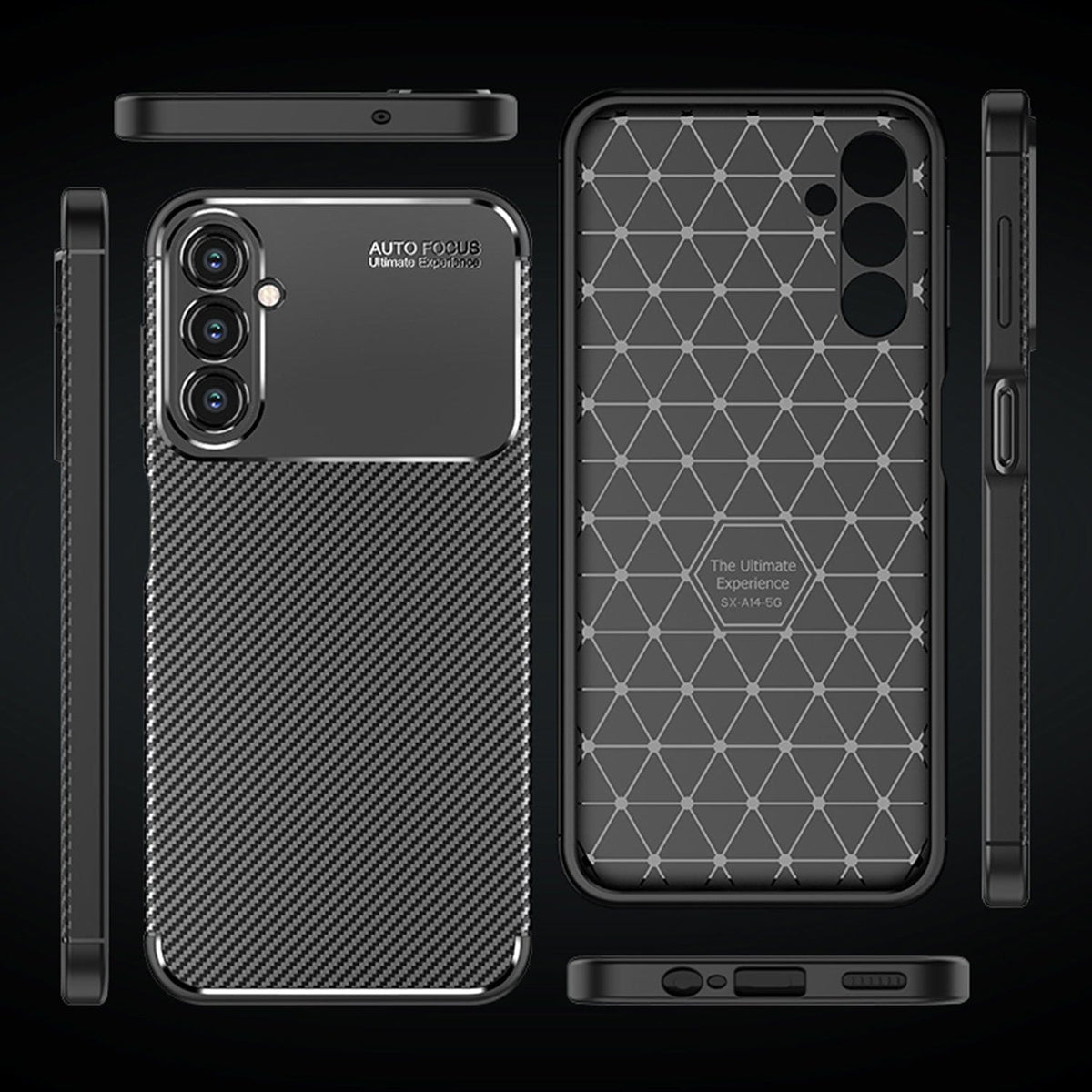 Anti-Slip Series Case for Samsung Galaxy A14 5G - Black