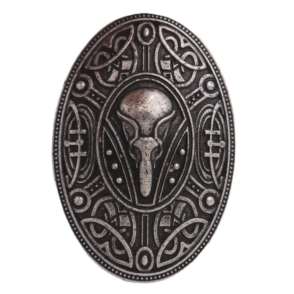 Men's Crow Brooch Nordic Myth Men's Charm