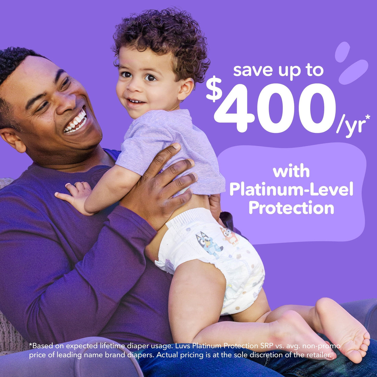 Luvs Platinum Protection Baby Diapers Size 4, 198 Count