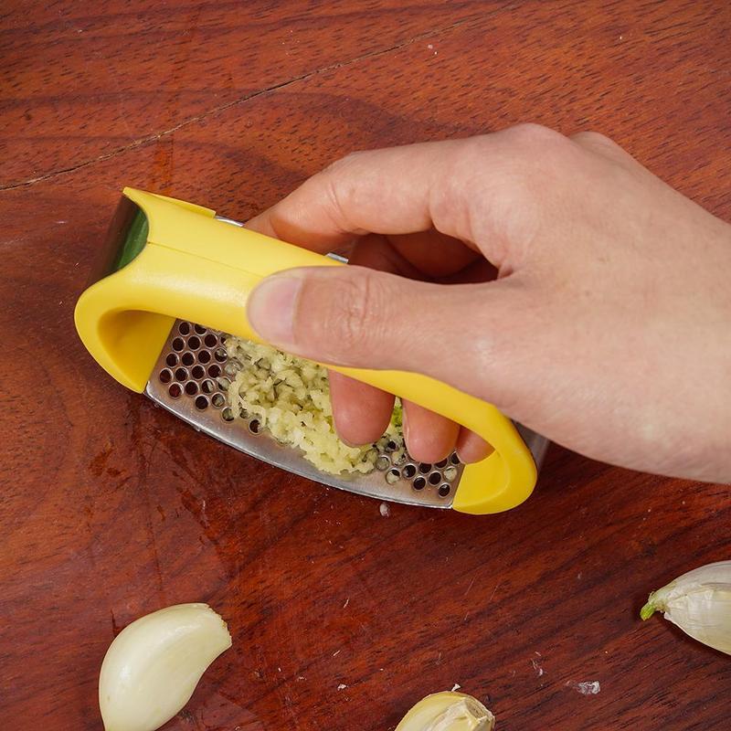 Stainless Steel Garlic Masher Press Kitchen Tool