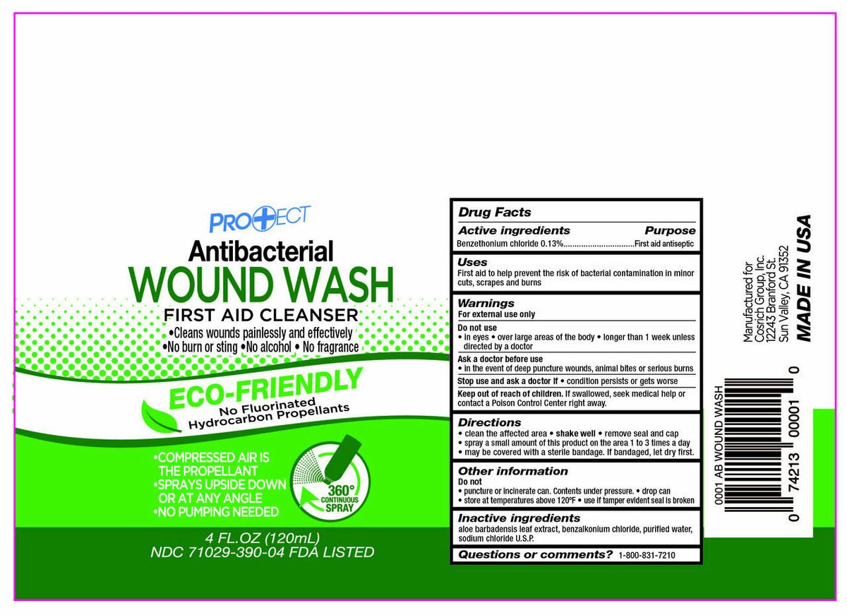 Protect Antibacterial Wound Wash, 4oz