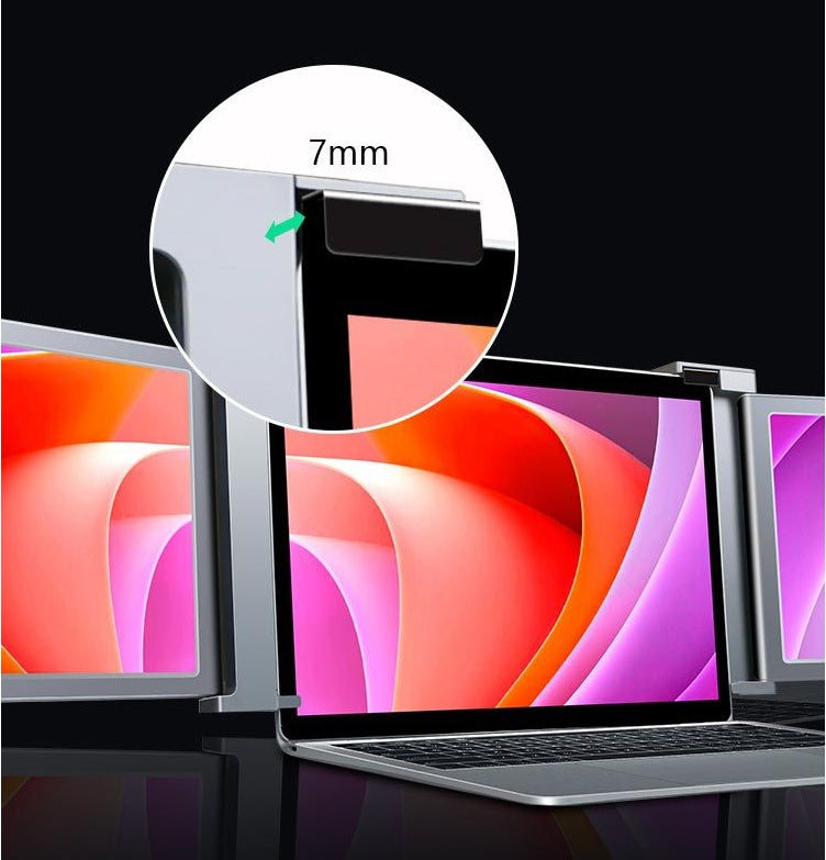 Portable Dual-Screen 10.1" Notebook Display